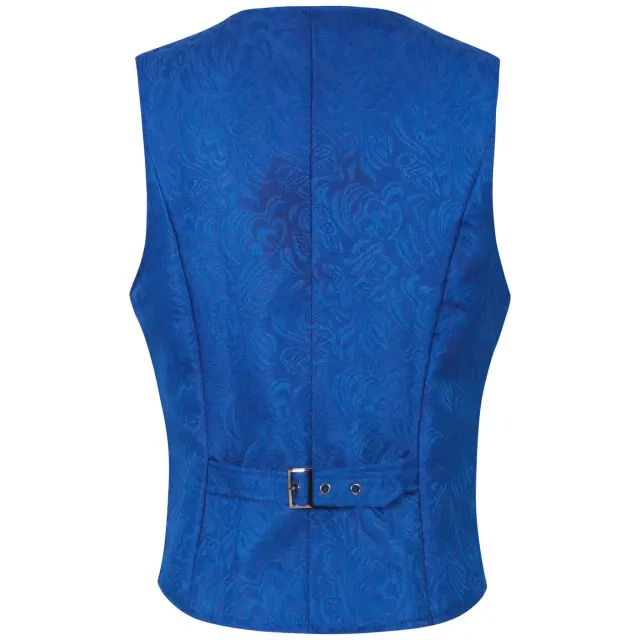 Short Medieval Gothic Jacquard Vest Set with Bow Tie detail 14