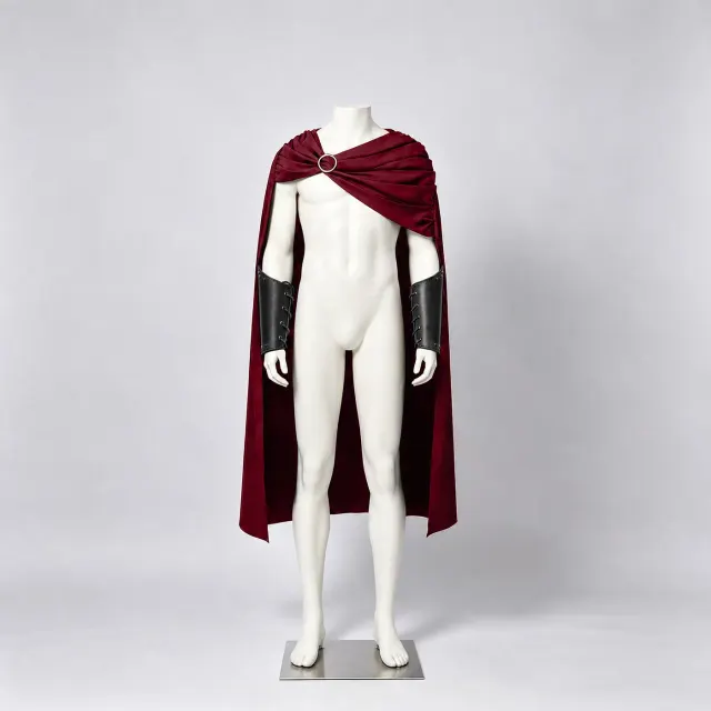 Spartan Warrior Cosplay Cape for Halloween and Roman Costumes detail 12