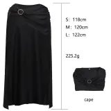 Ancient Roman Warrior Cape - Black (In Stock)
