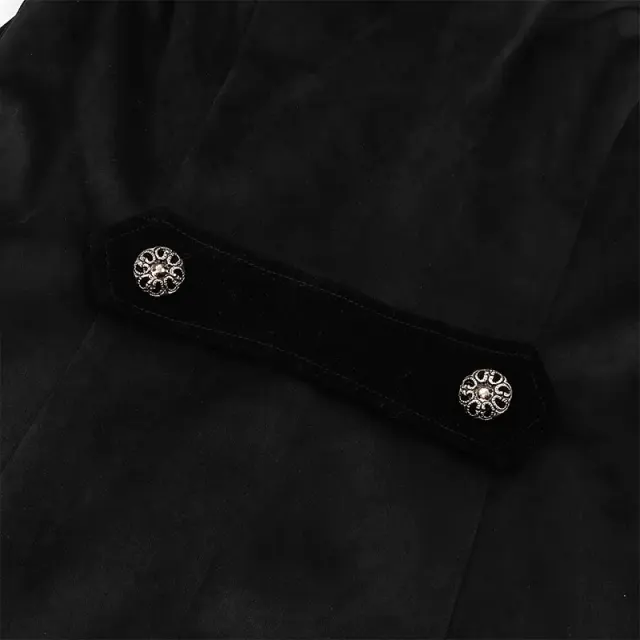 Steampunk Gothic Lace Tailcoat Halloween Cosplay Jacket for Women detail 6