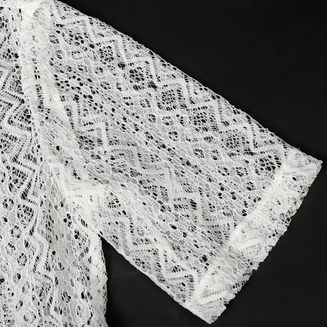 Traditional Bavarian Oktoberfest Corset Costume in White detail 5