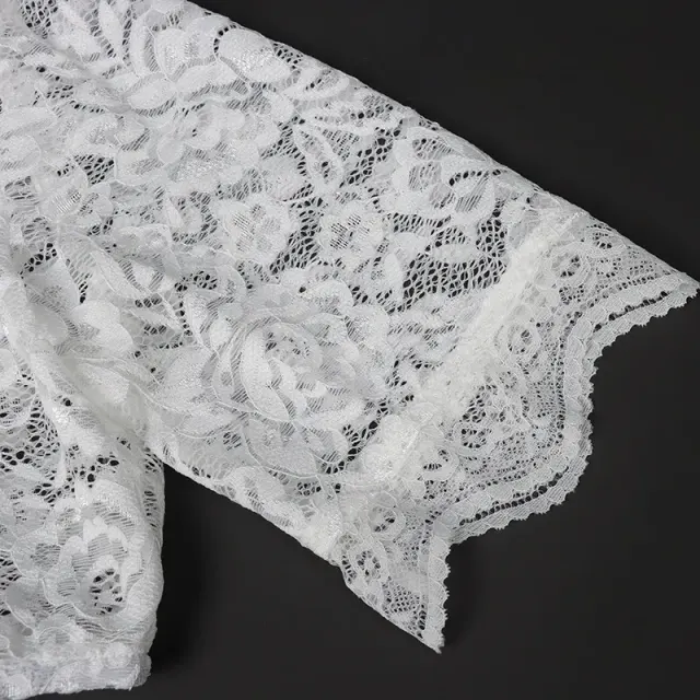 Traditional Bavarian Oktoberfest Corset Costume in White detail 10