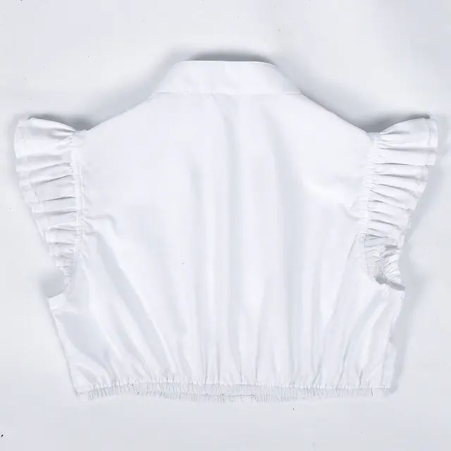Traditional Bavarian Oktoberfest Corset Costume in White detail 21