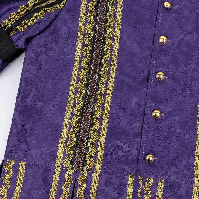 Adult & Kids Tudor Court Jacquard Cosplay Costume Set detail 5