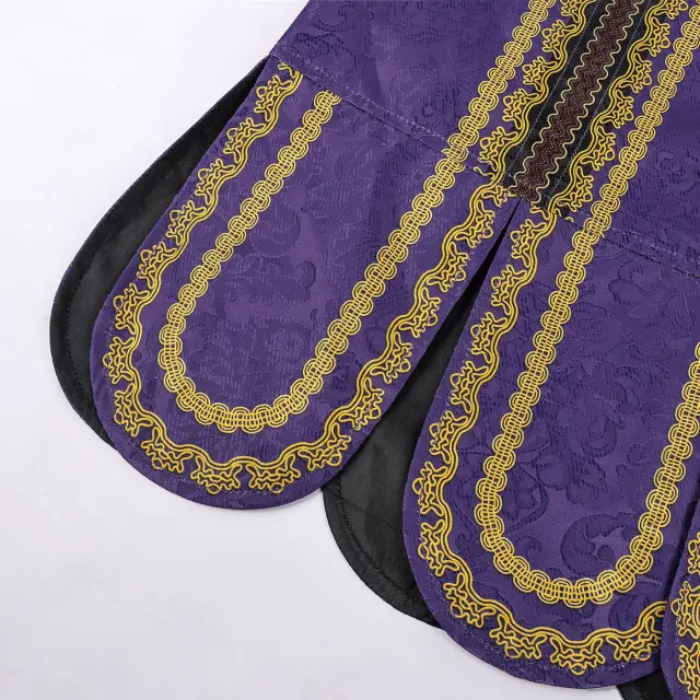 Adult & Kids Tudor Court Jacquard Cosplay Costume Set detail 6