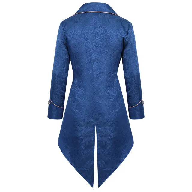 Unisex Christmas Medieval Punk Bow-Tie Tailcoat Costume detail 13