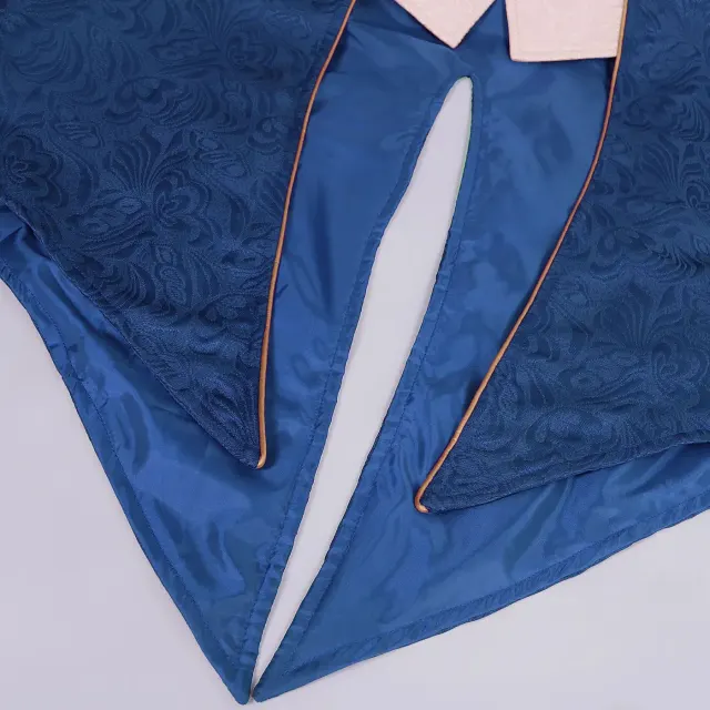 Unisex Christmas Medieval Punk Bow-Tie Tailcoat Costume detail 15