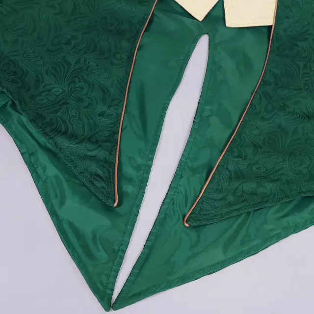 Unisex Christmas Medieval Punk Bow-Tie Tailcoat Costume detail 20