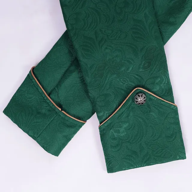 Unisex Christmas Medieval Punk Bow-Tie Tailcoat Costume detail 21