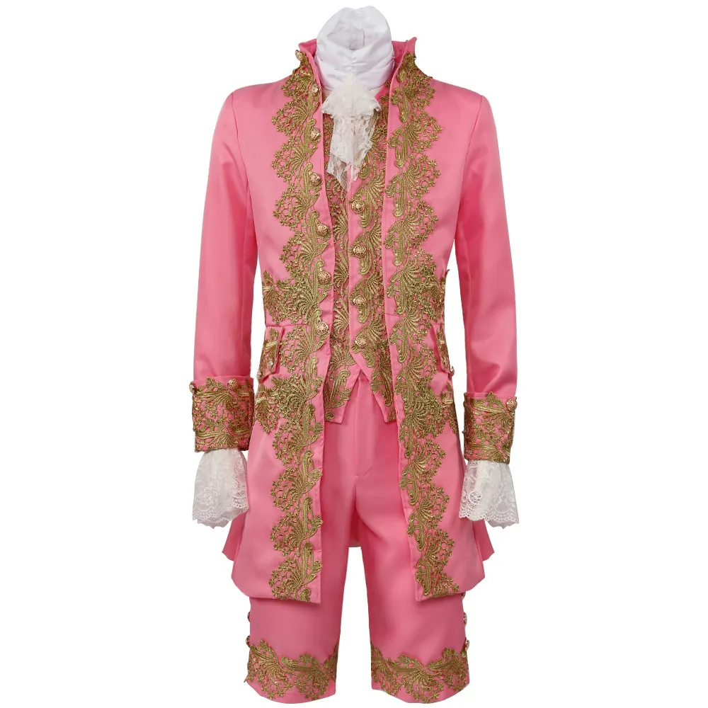 Unisex Embroidered Prince Cosplay Costume 3-Piece Halloween Set detail 10