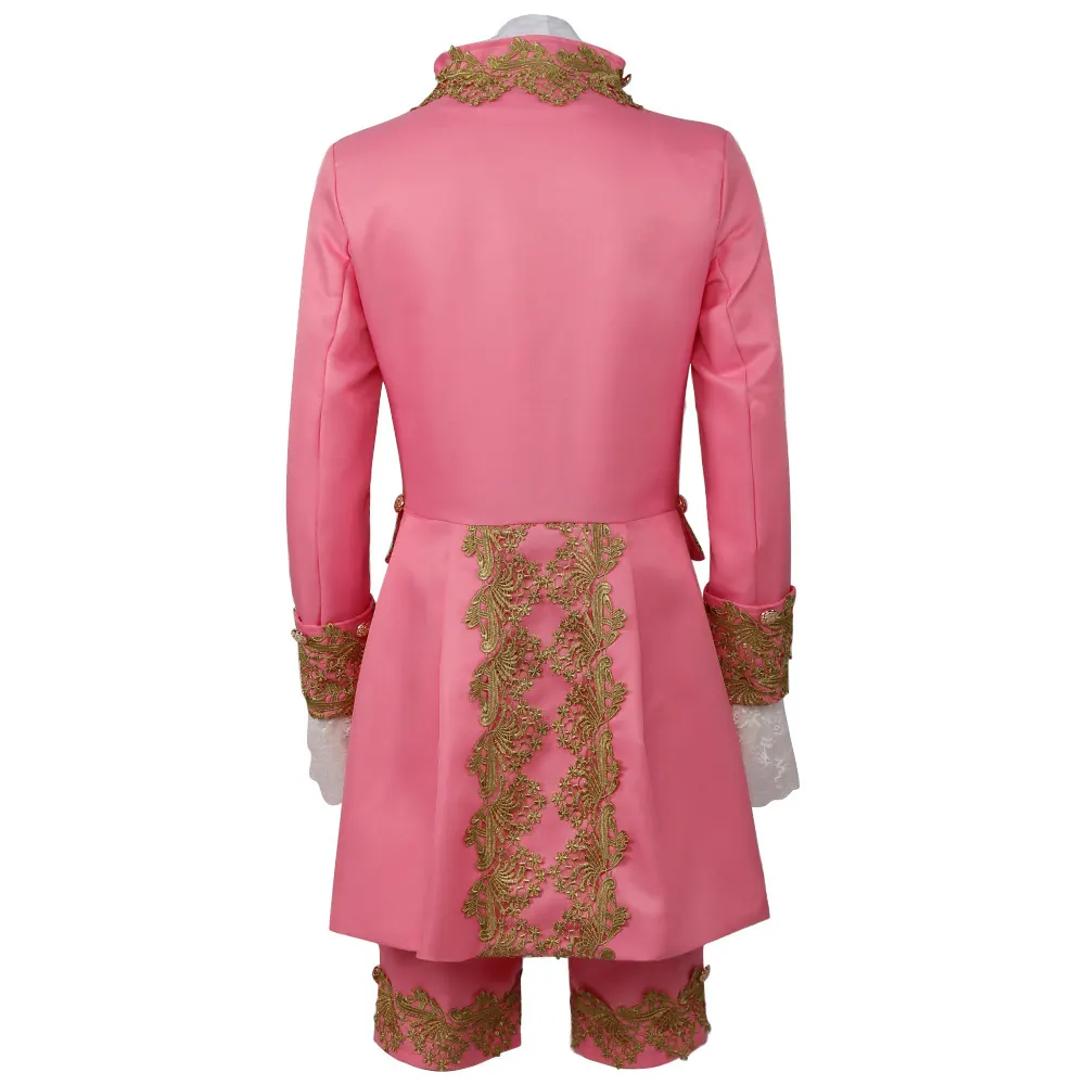 Unisex Embroidered Prince Cosplay Costume 3-Piece Halloween Set detail 11