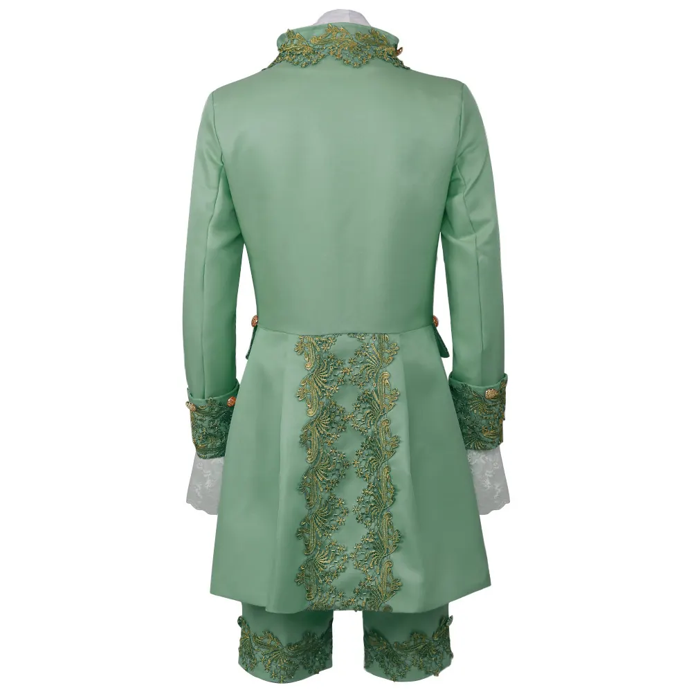 Unisex Embroidered Prince Cosplay Costume 3-Piece Halloween Set detail 21