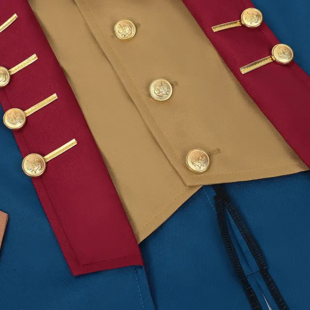 Unisex European Court Aristocratic Stage Costume Set detail 6