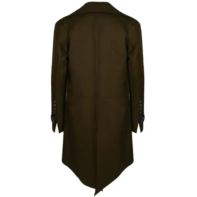 Unisex Gothic Steampunk Medieval Tailcoat Halloween Jacket detail 12