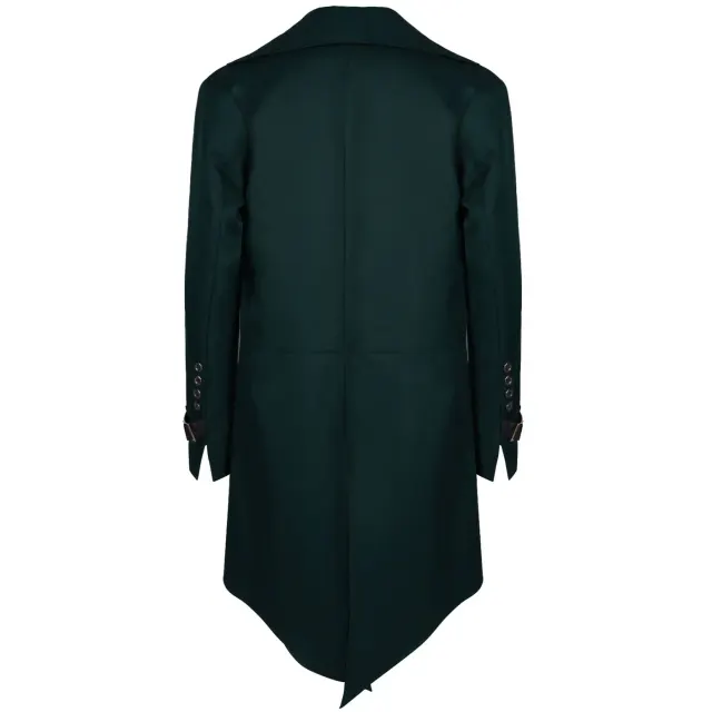 Unisex Gothic Steampunk Medieval Tailcoat Halloween Jacket detail 17