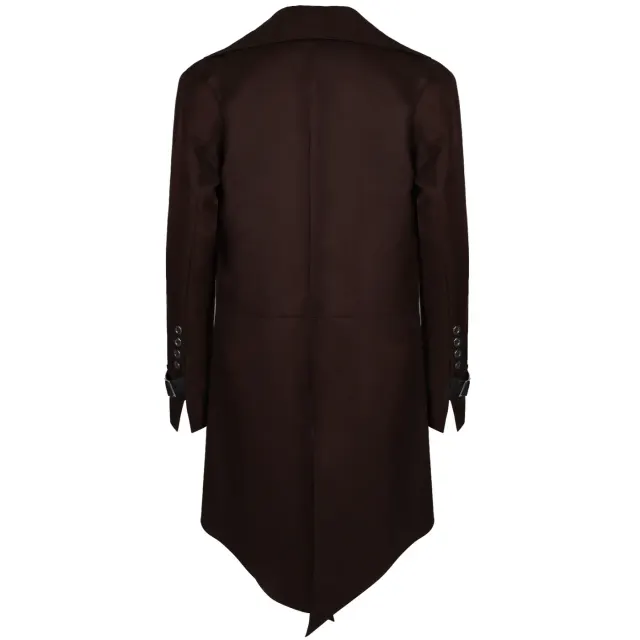 Unisex Gothic Steampunk Medieval Tailcoat Halloween Jacket detail 22