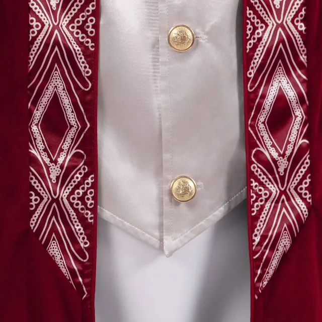 Unisex Gothic Steampunk Victorian Tailcoat Medieval Frock Jacket detail 11