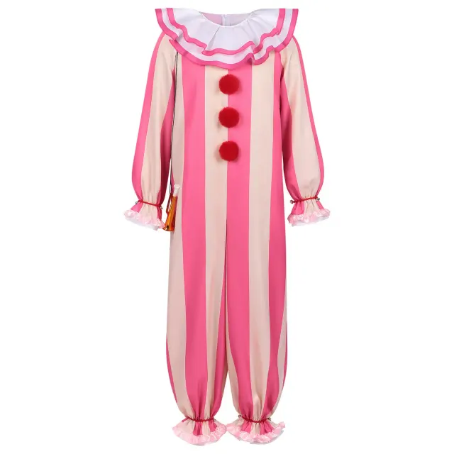 Unisex Halloween Circus Clown Cosplay Costume for Party Stage detail 5