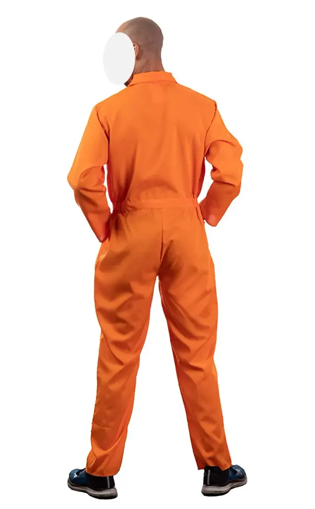 Red Unisex Halloween Flight Jumpsuit Cosplay Costume detail 3