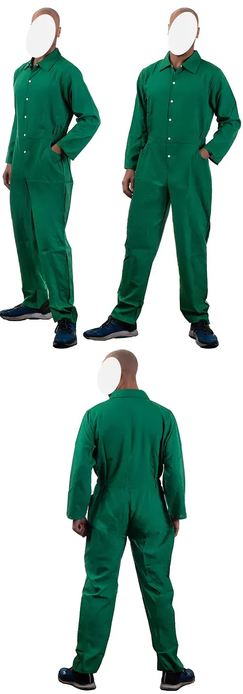 Red Unisex Halloween Flight Jumpsuit Cosplay Costume detail 8