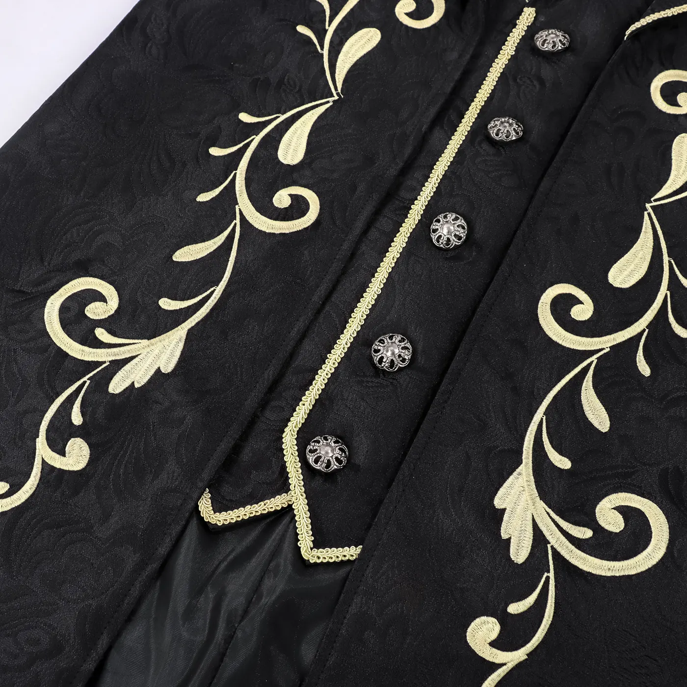 Unisex Halloween Medieval Court Prince Cosplay Costume Jacket detail 4