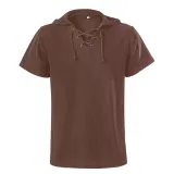 Hooded Shirt - Wine Red