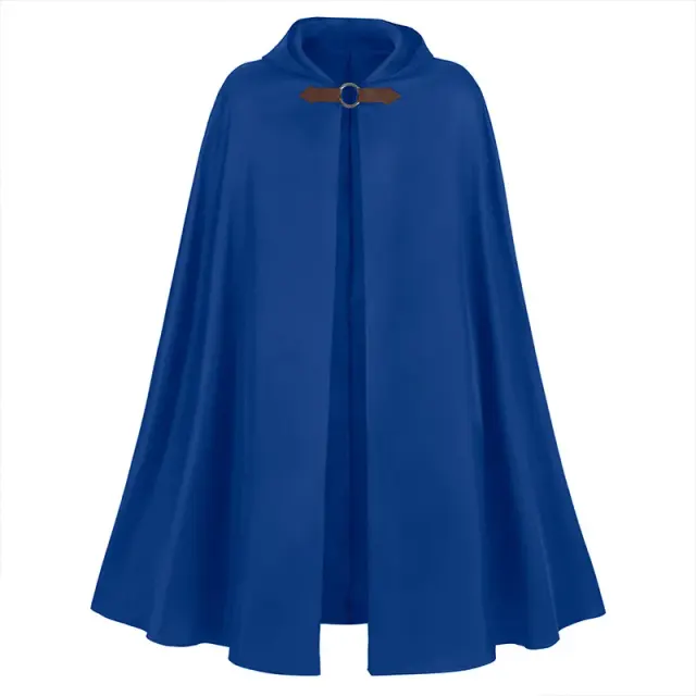 Costume de cape pirate vampire médiévale à capuche unisexe détail 7