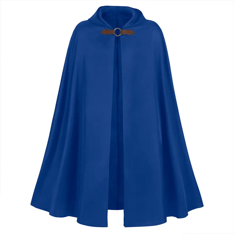 Unisex Hooded Medieval Pirate Vampire Cloak Costume detail 7