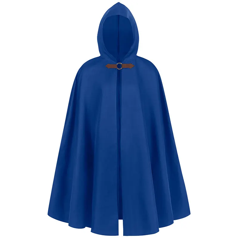 Unisex Hooded Medieval Pirate Vampire Cloak Costume detail 8