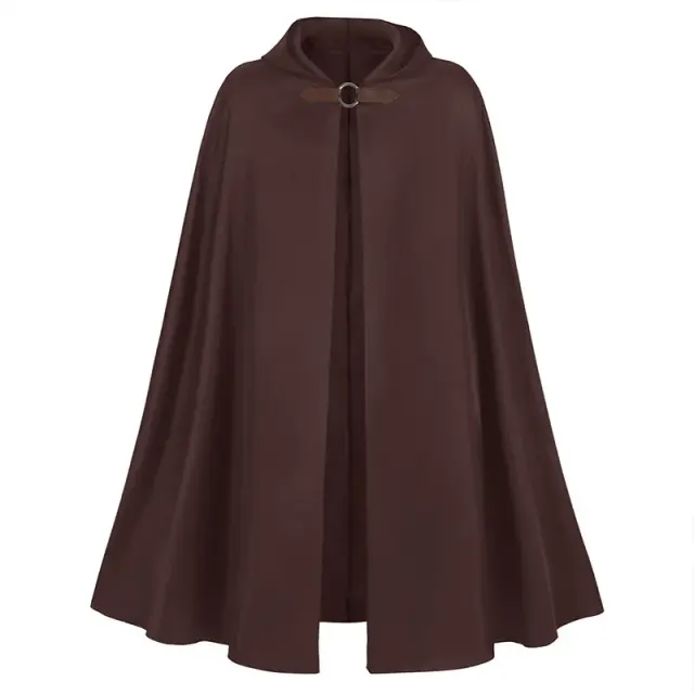 Costume de cape pirate vampire médiévale à capuche unisexe détail 10