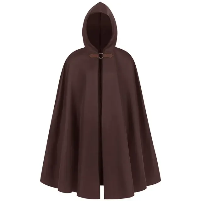 Costume de cape pirate vampire médiévale à capuche unisexe détail 11