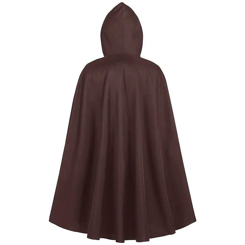 Unisex Hooded Medieval Pirate Vampire Cloak Costume detail 12
