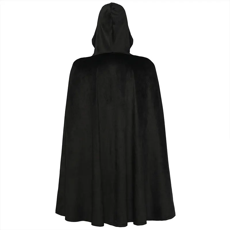 Unisex Hooded Medieval Pirate Vampire Cloak Costume detail 15