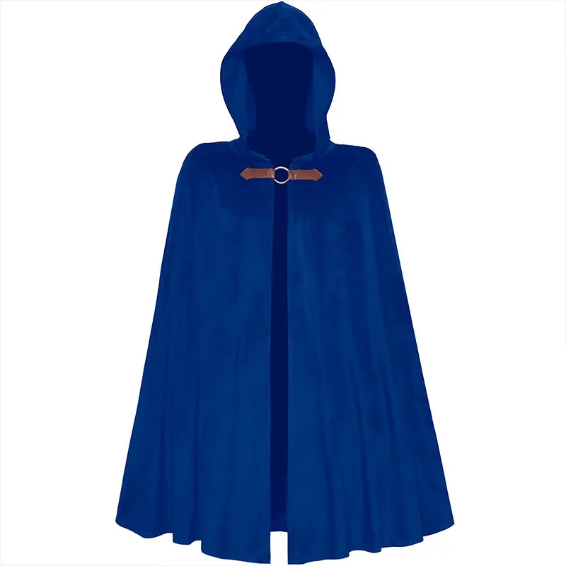 Unisex Hooded Medieval Pirate Vampire Cloak Costume detail 19