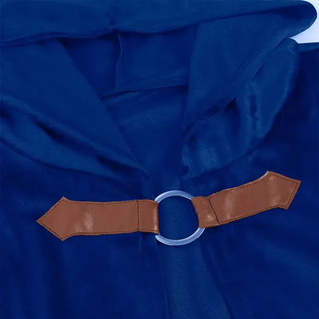 Costume de cape pirate vampire médiévale à capuche unisexe détail 23