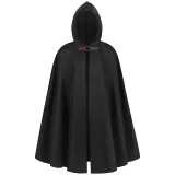 Cape pirate - Noir, tissu uniforme
