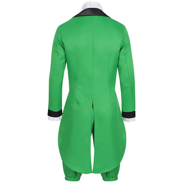 Unisex Irish Four-Leaf Clover Tailcoat Stage Costume detail 2