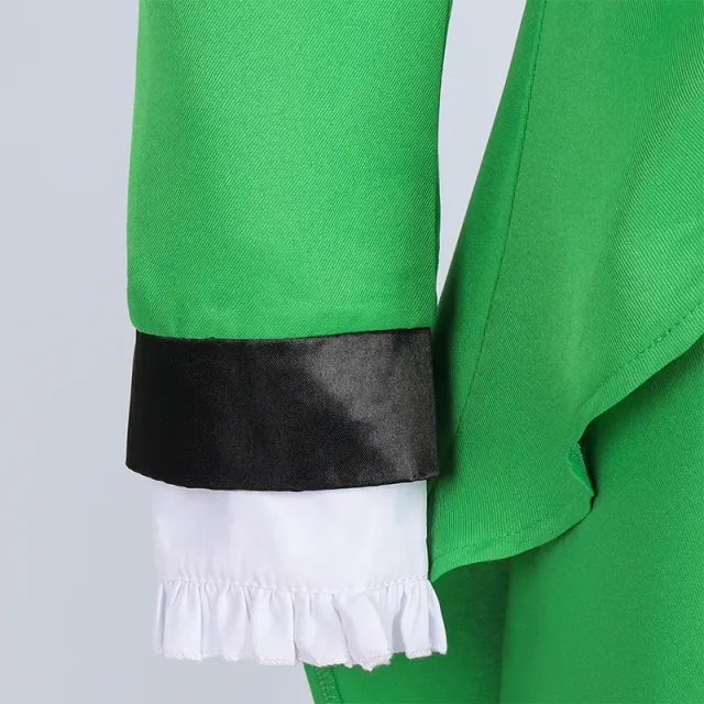 Unisex Irish Four-Leaf Clover Tailcoat Stage Costume detail 6
