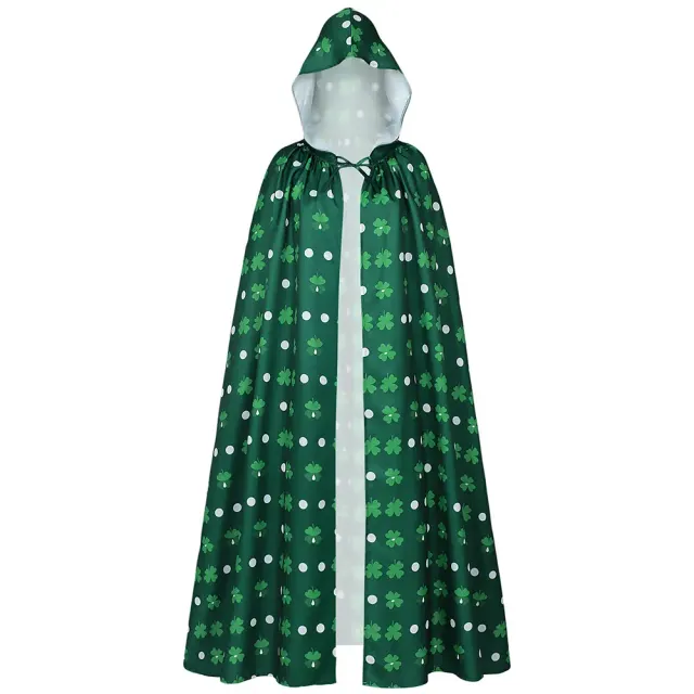 Unisex Irish St. Patrick's Party Cape for Halloween Cosplay detail 2