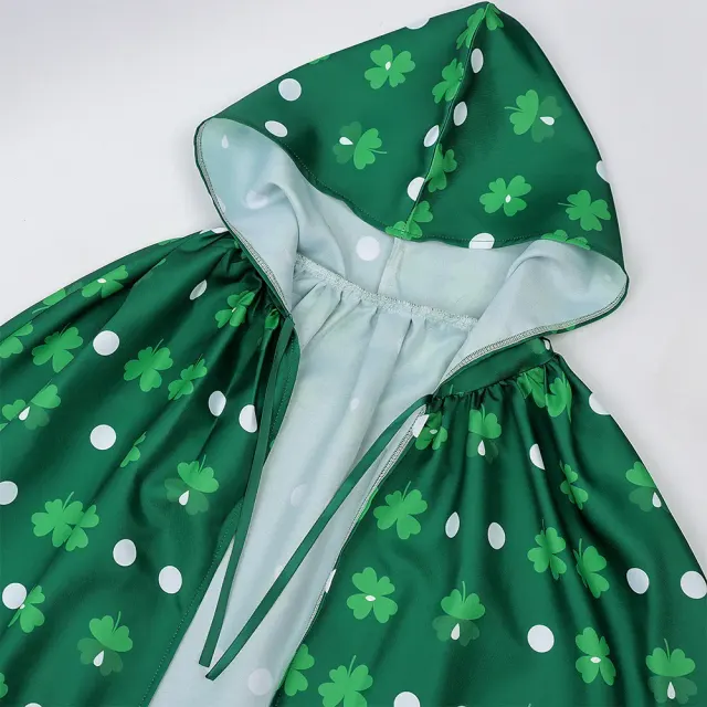 Unisex Irish St. Patrick's Party Cape for Halloween Cosplay detail 3