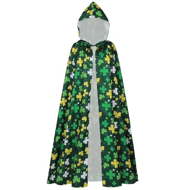Unisex Irish St. Patrick's Party Cape for Halloween Cosplay detail 6