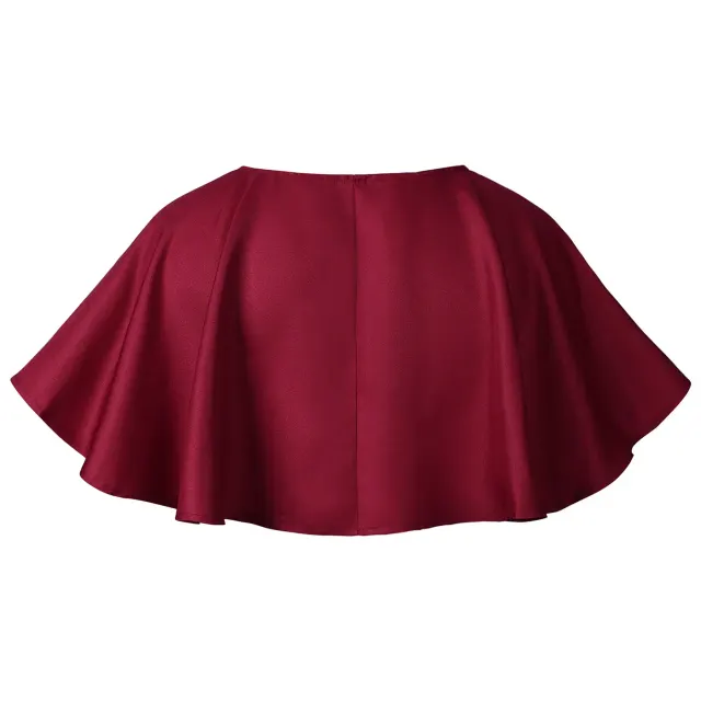 Unisex Lace-Up Shoulder Cape for Halloween Cosplay Costumes detail 3