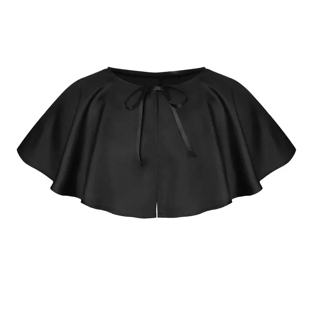 Unisex Lace-Up Shoulder Cape for Halloween Cosplay Costumes detail 9