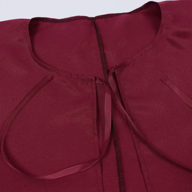 Unisex Lace-Up Shoulder Cape for Halloween Cosplay Costumes detail 14