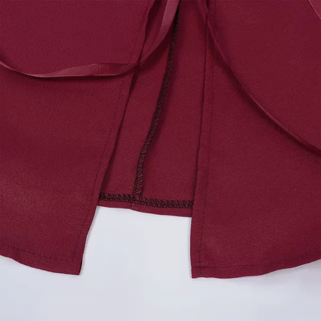 Unisex Lace-Up Shoulder Cape for Halloween Cosplay Costumes detail 15