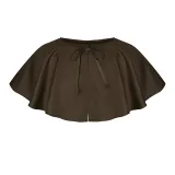 Shoulder Cape - Coffee Brown