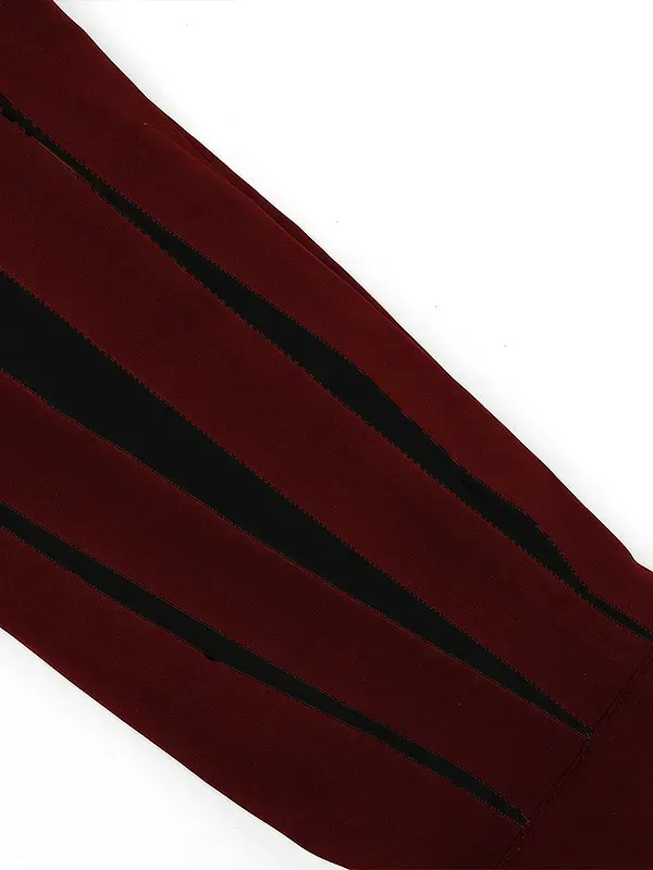 Unisex Medieval Color-Block Lace-Up Collar Cosplay Shirt detail 20