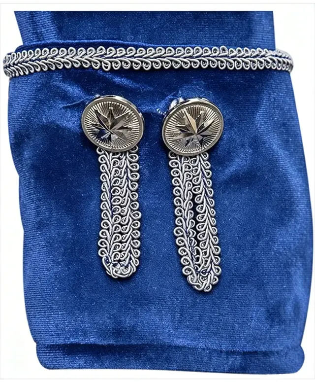 Unisex Medieval Fantasy Vintage Theater Coat detail 14