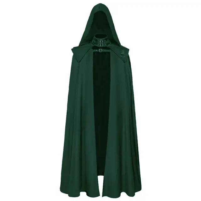 Unisex Cosplay-Kapuzenumhang im Mittelalter-Stil für Bühne und Halloween Detail 3