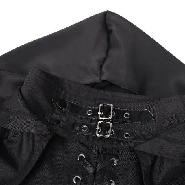 Unisex Cosplay-Kapuzenumhang im Mittelalter-Stil für Bühne und Halloween Detail 7